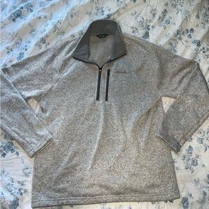 Eddie Bauer Gray Quarter-Zip